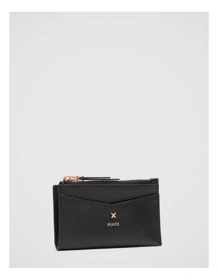 Mimco D-vine Slim Wallet In Black Rose Gold 4 Mimco D-vine Slim Wallet In Black Rose Gold - Image 2