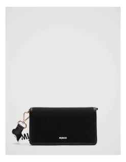 Mimco Stevie Wallet Crossbody Bag In Black White