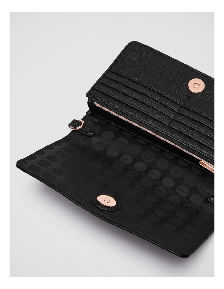 Mimco Stevie Wallet Crossbody Bag In Black White 9 Mimco Stevie Wallet Crossbody Bag In Black White - Image 7