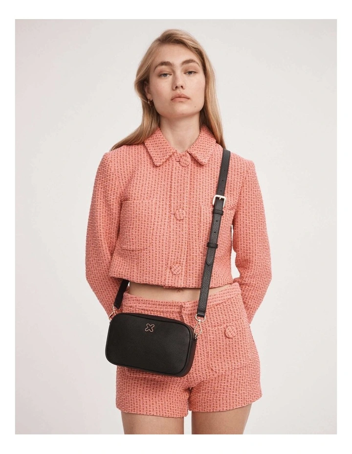 Mimco Hendrix Pouch In Black Rose Gold 6 Mimco Hendrix Pouch In Black Rose Gold - Image 4