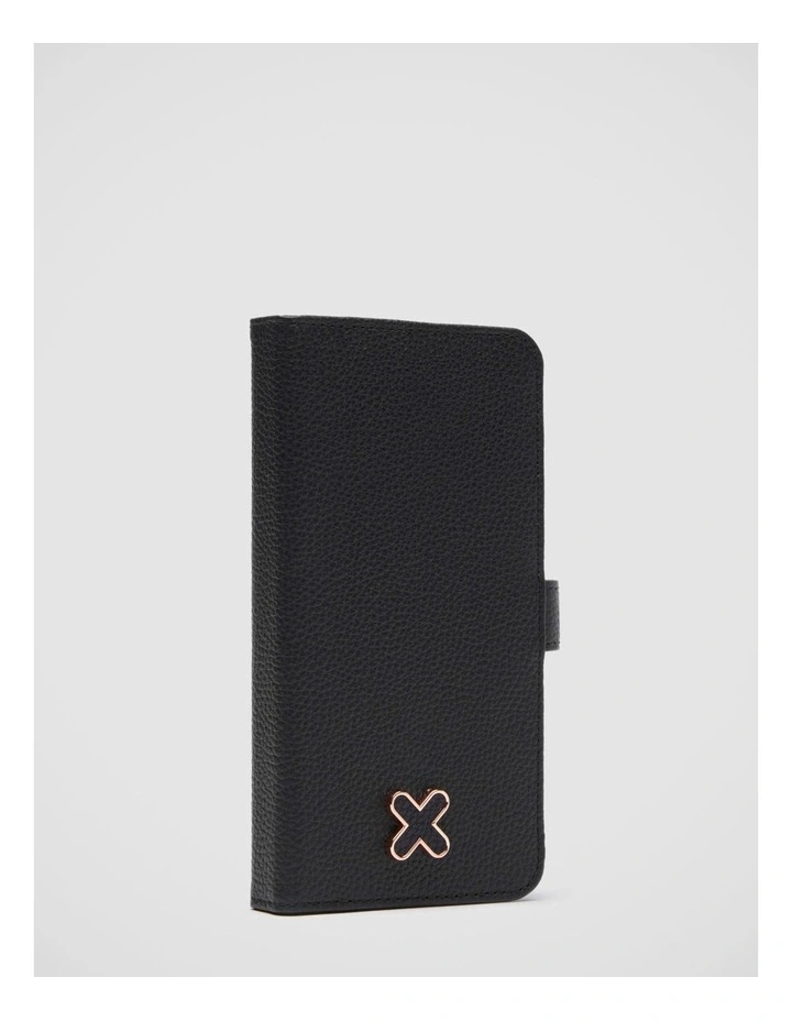 Mimco Hendrix Flip Case For Iphone 13 Pro Max In Black Rose Gold 3 Mimco Hendrix Flip Case For Iphone 13 Pro Max In Black Rose Gold