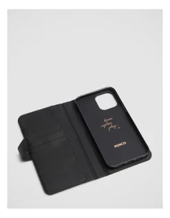 Mimco Hendrix Flip Case For Iphone 13 Pro Max In Black Rose Gold 7 Mimco Hendrix Flip Case For Iphone 13 Pro Max In Black Rose Gold -Mocha shop 982429210 2 720x928