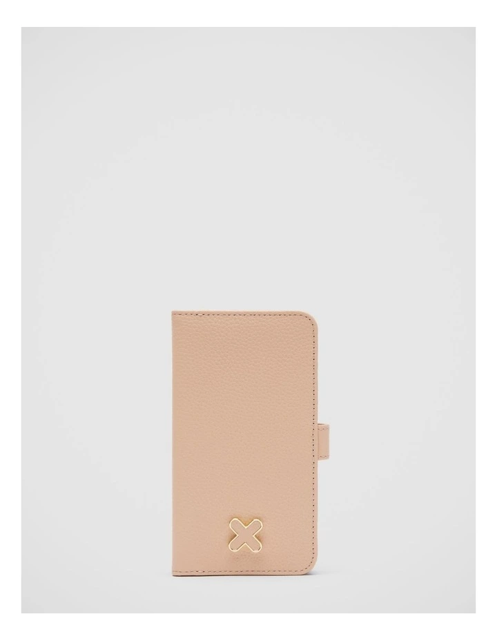 Mimco Hendrix Flip Case For Iphone 13-13 Pro In Almond 5 Mimco Hendrix Flip Case For Iphone 13-13 Pro In Almond - Image 3