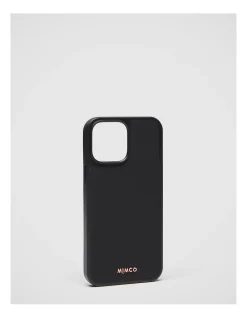 Mimco Morph Phone Case For Iphone 13 Pro Max In Black Rose Gold