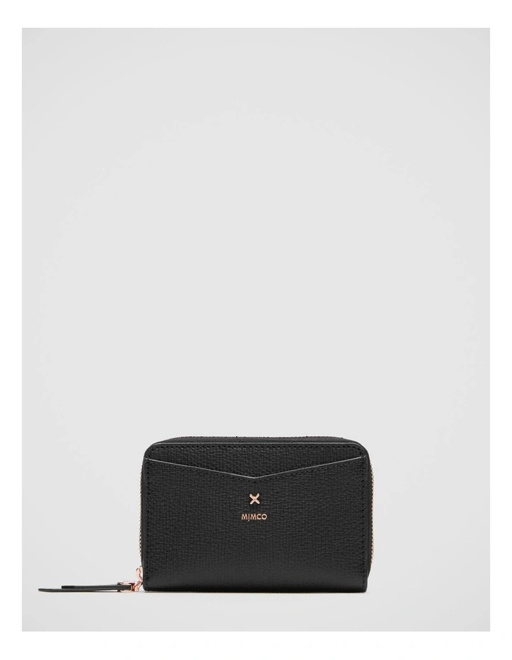 Mimco D-vine Medium Wallet In Black Rose Gold 3 Mimco D-vine Medium Wallet In Black Rose Gold