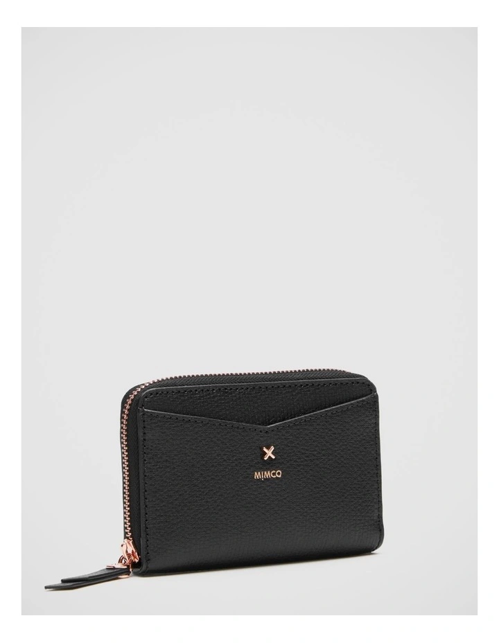 Mimco D-vine Medium Wallet In Black Rose Gold 4 Mimco D-vine Medium Wallet In Black Rose Gold - Image 2