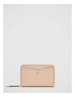 Mimco D-vine Medium Wallet In Almond