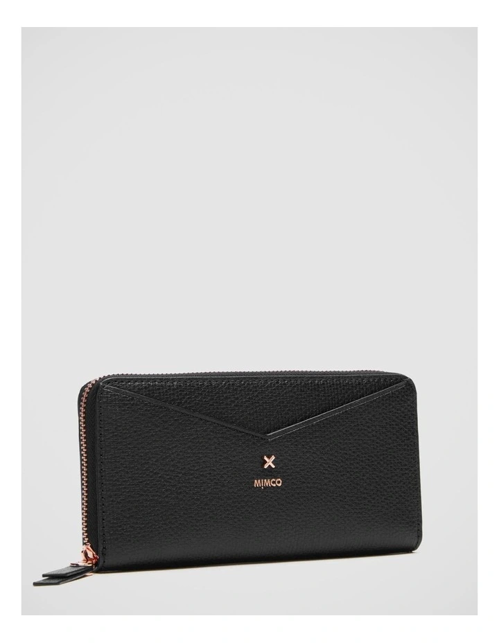 Mimco D-vine Large Wallet In Black Rose Gold 4 Mimco D-vine Large Wallet In Black Rose Gold - Image 2