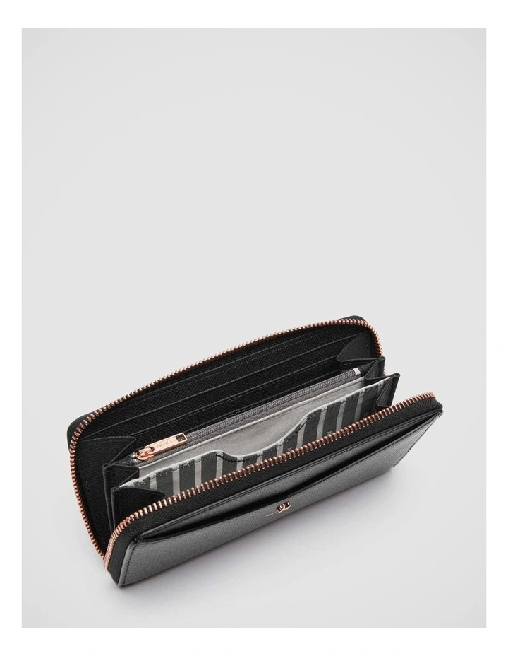 Mimco D-vine Large Wallet In Black Rose Gold 6 Mimco D-vine Large Wallet In Black Rose Gold - Image 4