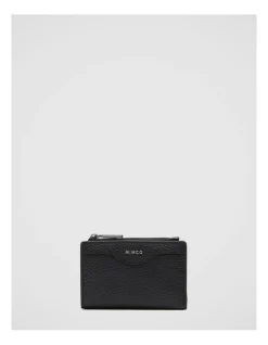 Mimco Jett Wallet In Black Gunmetal