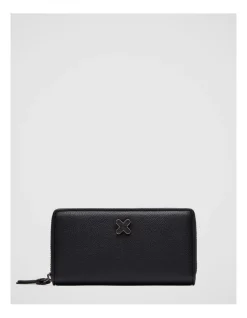 Mimco Hendrix Wallet In Black Gunmetal