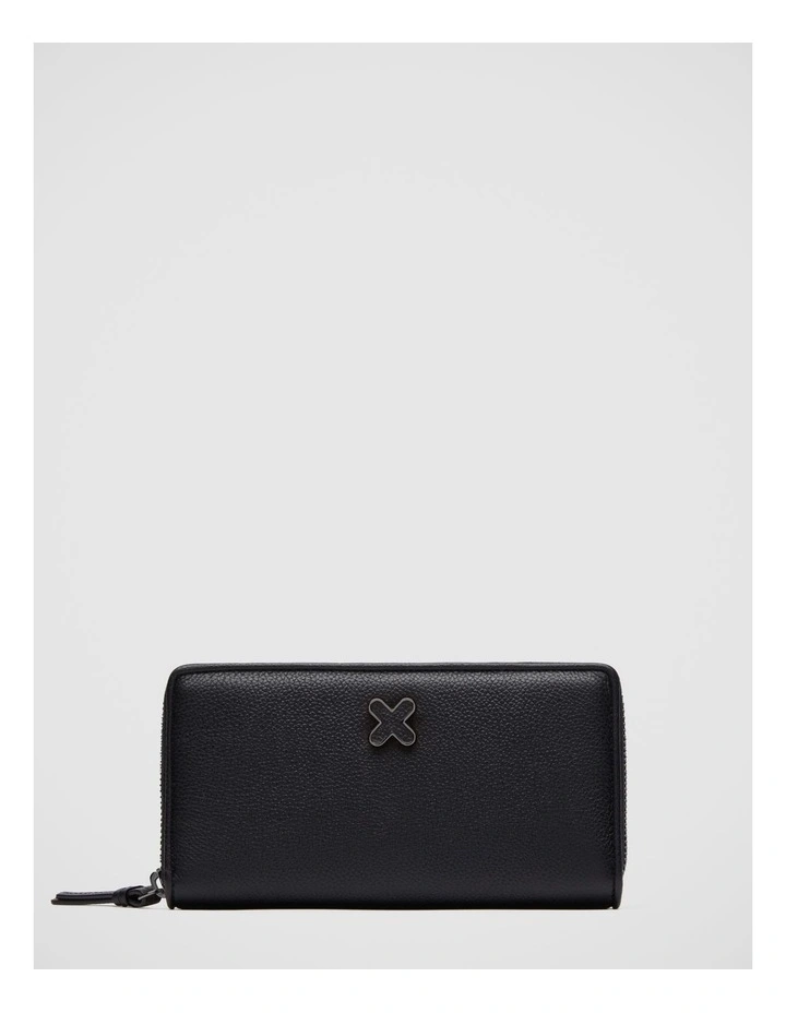 Mimco Hendrix Wallet In Black Gunmetal 3 Mimco Hendrix Wallet In Black Gunmetal