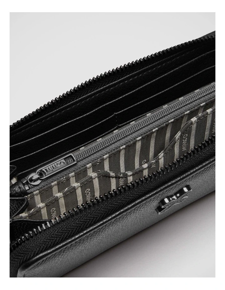Mimco Hendrix Wallet In Black Gunmetal 5 Mimco Hendrix Wallet In Black Gunmetal - Image 3