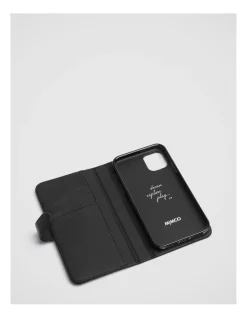 Mimco Hendrix Flip Case For Iphone 11 In Black Gunmetal 7 Mimco Hendrix Flip Case For Iphone 11 In Black Gunmetal -Mocha shop 982433260 2 720x928