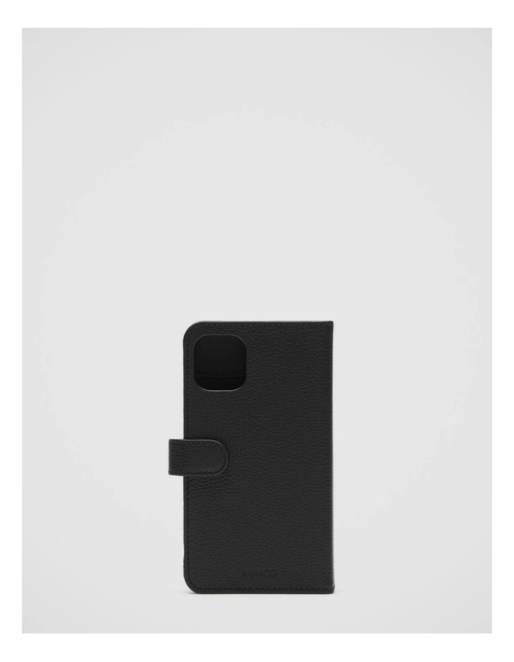 Mimco Hendrix Flip Case For Iphone 11 In Black Gunmetal 6 Mimco Hendrix Flip Case For Iphone 11 In Black Gunmetal - Image 4
