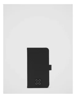 Mimco Hendrix Flip Case For Iphone 12-12 Pro In Black Gunmetal -Mocha shop 982433440 3 720x928