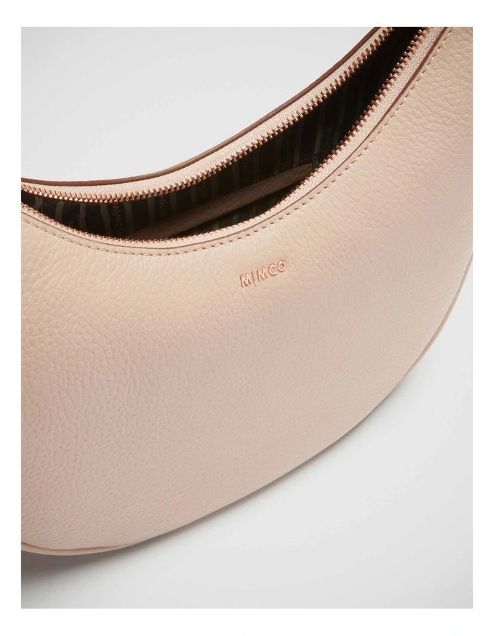 Mimco Classico Crescent Crossbody Bag In Almond 9 Mimco Classico Crescent Crossbody Bag In Almond - Image 7