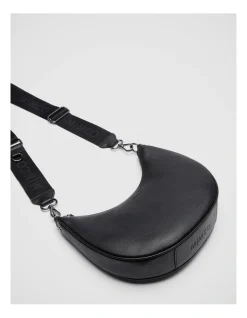 Mimco Classico Crescent Crossbody Bag In Black Gunmetal -Mocha shop 982441450 5 720x928