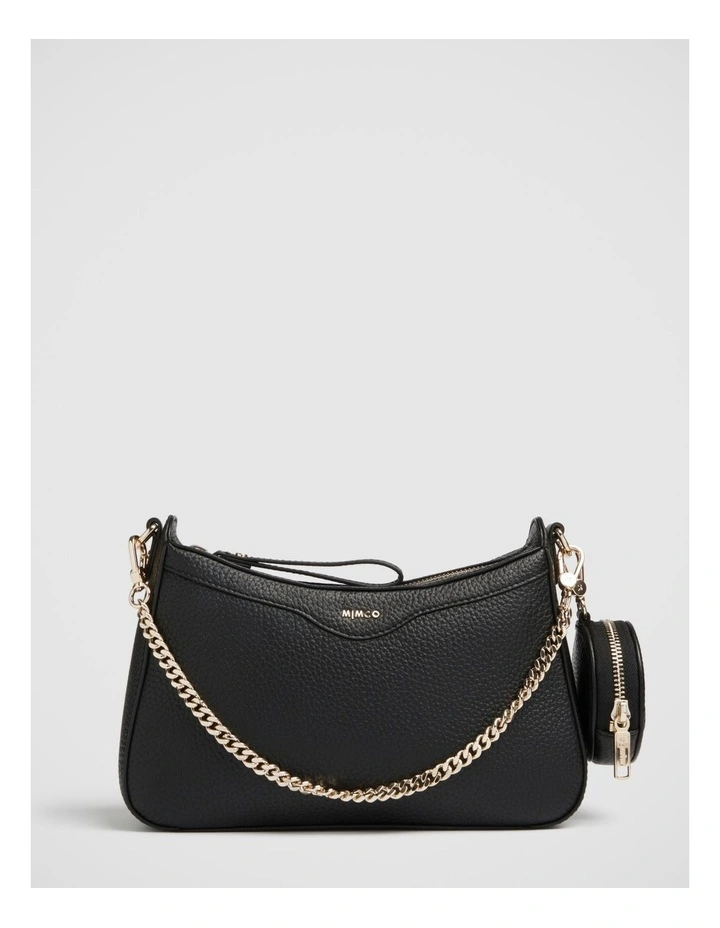 Mimco Jett Crossbody Bag In Black Light Gold 7 Mimco Jett Crossbody Bag In Black Light Gold - Image 5
