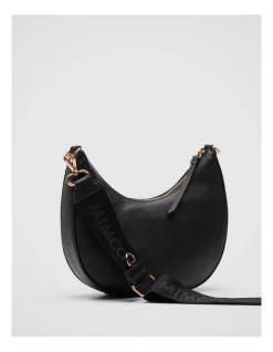 Mimco Classico Crescent Crossbody Bag In Black Rose Gold 12 Mimco Classico Crescent Crossbody Bag In Black Rose Gold -Mocha shop 982441900 4 720x928