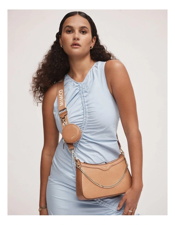 Mimco Jett Crossbody Bag In Caramel 4 Mimco Jett Crossbody Bag In Caramel - Image 2