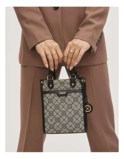 Mimco Mim-gram Mini Tote Bag In Black Light Gold 12 Mimco Mim-gram Mini Tote Bag In Black Light Gold -Mocha shop 982442530 4 720x928