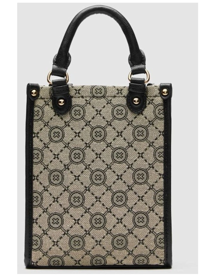 Mimco Mim-gram Mini Tote Bag In Black Light Gold 7 Mimco Mim-gram Mini Tote Bag In Black Light Gold - Image 5