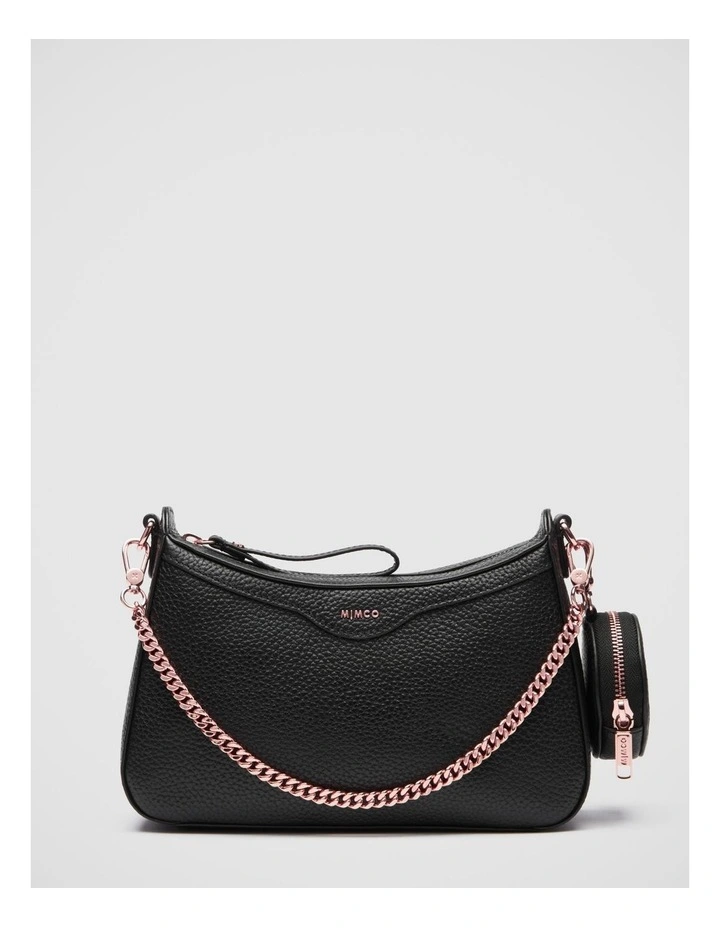 Mimco Jett Crossbody Bag In Black Rose Gold 5 Mimco Jett Crossbody Bag In Black Rose Gold - Image 3