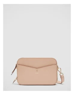 Mimco D-vine Camera Crossbody Bag In Almond