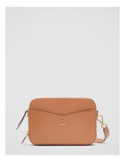Mimco D-vine Camera Crossbody Bag In Caramel