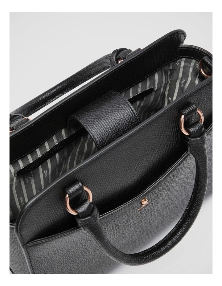 Mimco D-vine Tote Bag In Black Rose Gold 9 Mimco D-vine Tote Bag In Black Rose Gold - Image 7