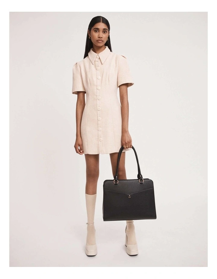 Mimco D-vine Worker Tote Bag In Black Rose Gold 4 Mimco D-vine Worker Tote Bag In Black Rose Gold - Image 2