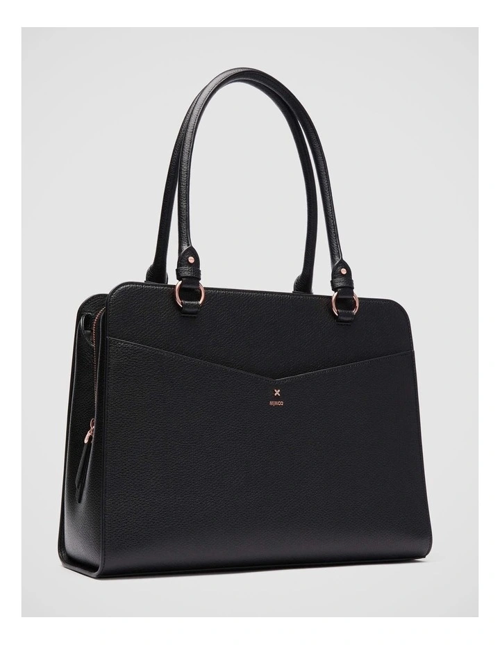 Mimco D-vine Worker Tote Bag In Black Rose Gold 5 Mimco D-vine Worker Tote Bag In Black Rose Gold - Image 3