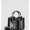Mimco Stevie Micro Tote Crossbody Bag In Black White 2 Mimco Stevie Micro Tote Crossbody Bag In Black White -Mocha shop 982444600 1 720x928