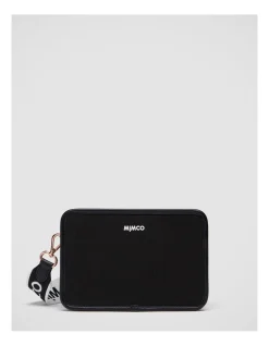 Mimco Stevie Crossbody Bag In Black White