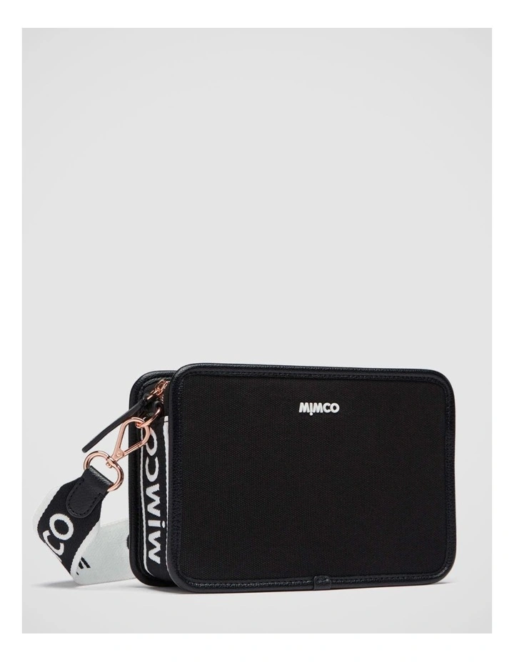 Mimco Stevie Crossbody Bag In Black White 5 Mimco Stevie Crossbody Bag In Black White - Image 3