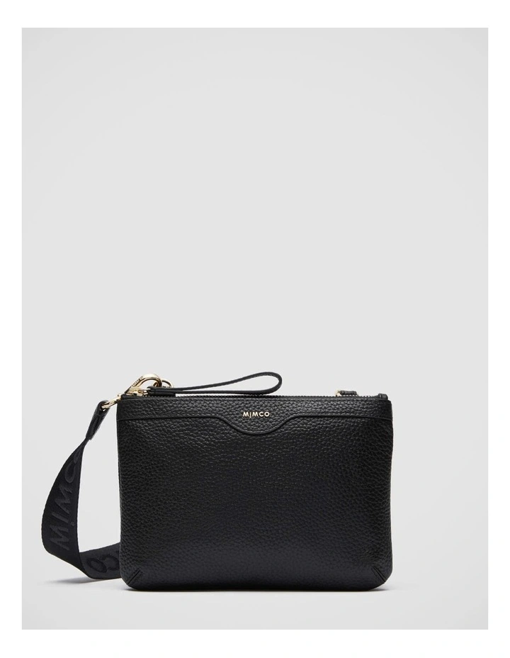 Mimco Jett Duo Crossbody Bag In Black Light Gold 3 Mimco Jett Duo Crossbody Bag In Black Light Gold