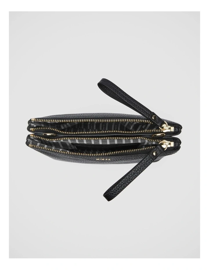 Mimco Jett Duo Crossbody Bag In Black Light Gold 9 Mimco Jett Duo Crossbody Bag In Black Light Gold - Image 7