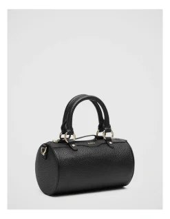 Mimco Jett Cylinder Crossbody Bag In Black Light Gold -Mocha shop 982445680 3 720x928