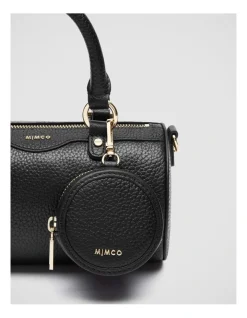 Mimco Jett Cylinder Crossbody Bag In Black Light Gold -Mocha shop 982445680 6 720x928