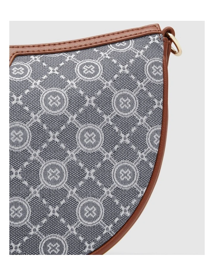 Mimco Mim-gram Crescent Crossbody Bag In Denim 8 Mimco Mim-gram Crescent Crossbody Bag In Denim - Image 6
