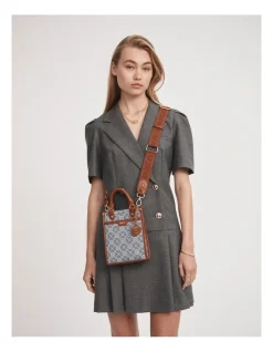 Mimco Mim-gram Mini Tote Bag In Denim 10 Mimco Mim-gram Mini Tote Bag In Denim -Mocha shop 982446040 2 720x928