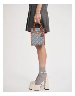 Mimco Mim-gram Mini Tote Bag In Denim 12 Mimco Mim-gram Mini Tote Bag In Denim -Mocha shop 982446040 4 720x928