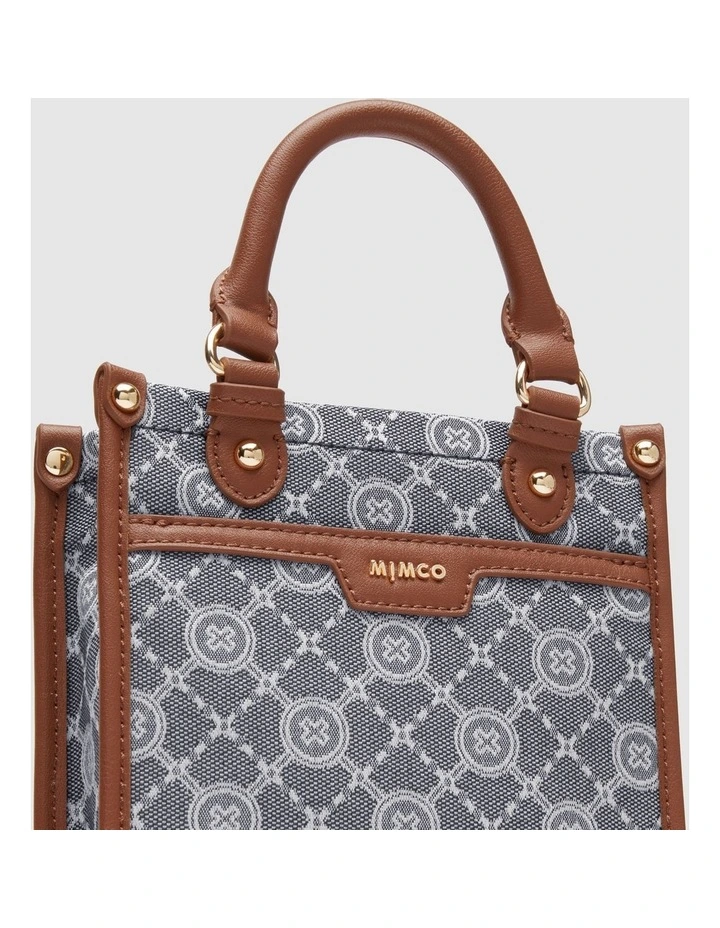 Mimco Mim-gram Mini Tote Bag In Denim 8 Mimco Mim-gram Mini Tote Bag In Denim - Image 6