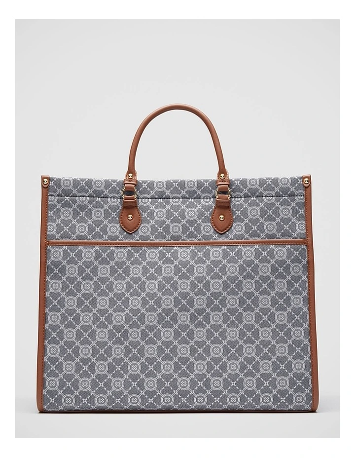 Mimco Mim-gram Tote Bag In Denim 7 Mimco Mim-gram Tote Bag In Denim - Image 5