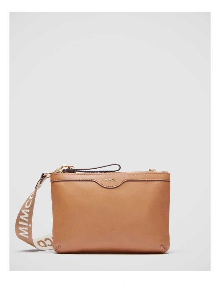 Mimco Jett Duo Crossbody Bag In Caramel 3 Mimco Jett Duo Crossbody Bag In Caramel