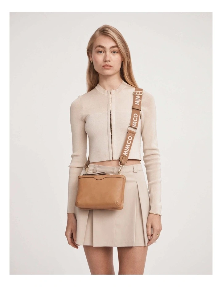 Mimco Jett Duo Crossbody Bag In Caramel 4 Mimco Jett Duo Crossbody Bag In Caramel - Image 2