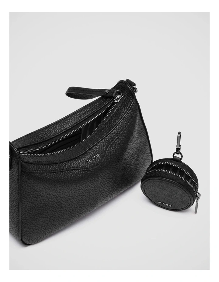 Mimco Jett Crossbody Bag In Black Gunmetal 9 Mimco Jett Crossbody Bag In Black Gunmetal - Image 7