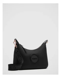 Mimco Serenity Crescent Crossbody Bag In Black Rose Gold -Mocha shop 982446850 3 720x928