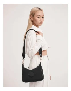 Mimco Serenity Crescent Crossbody Bag In Black Rose Gold -Mocha shop 982446850 4 720x928